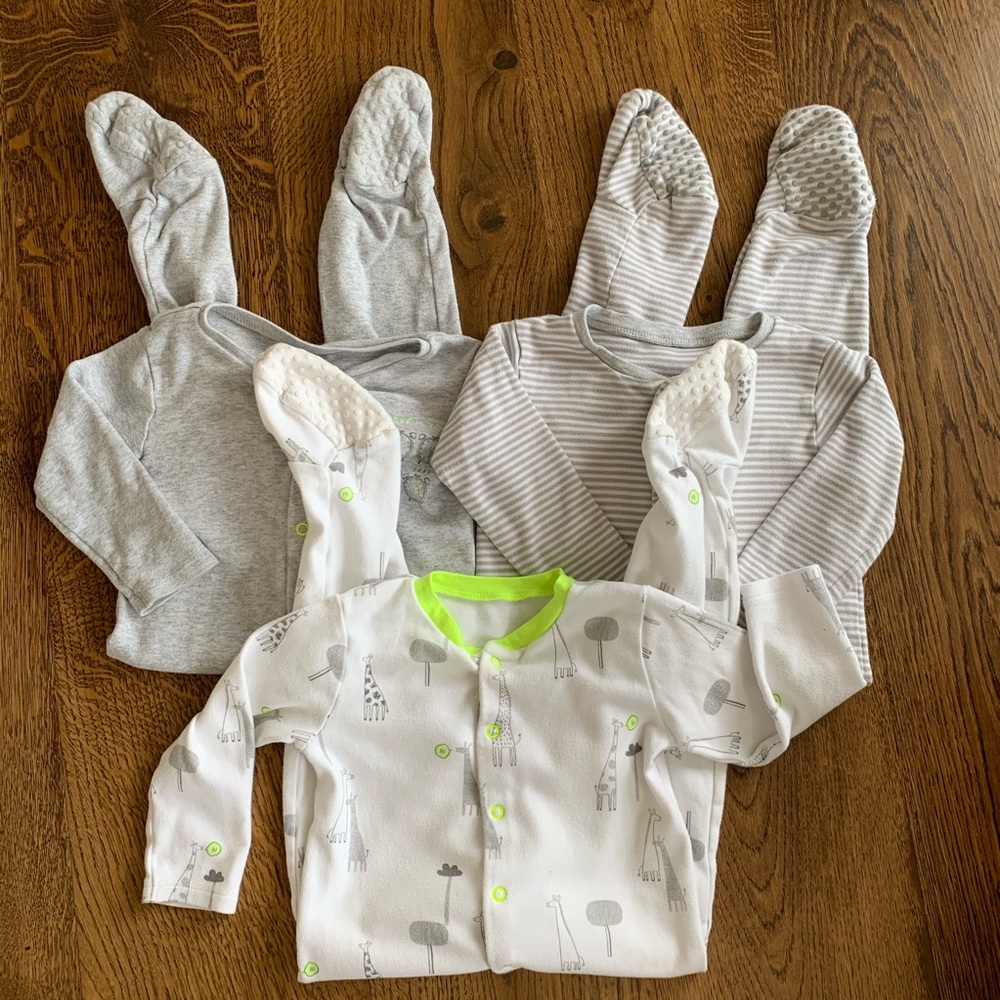 Bundle of 3 Toddler UK Pajamas 18M